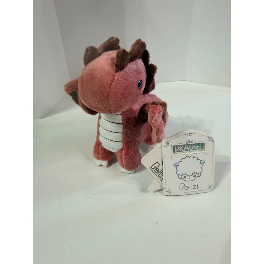 Bellzi Draggi Red Dragon Plush Stuffed Animal Toy New‎ With Tags Cute Mythical